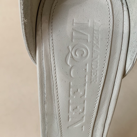 Alexander McQueen White Platforms size 38 - Picture 7 of 10